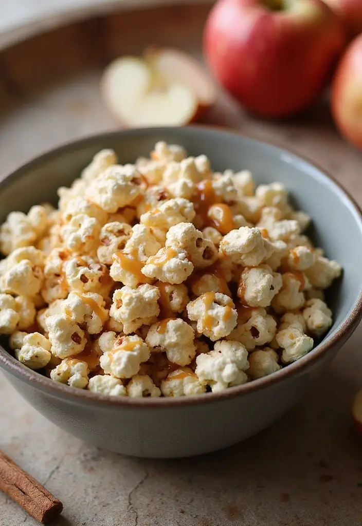 25 Christmas Snack Mix Recipes and Gift Ideas for the Holidays 72 25 Christmas Snack Mix Recipes and Gift Ideas for the Holidays - 12. Apple Cinnamon Popcorn Mix