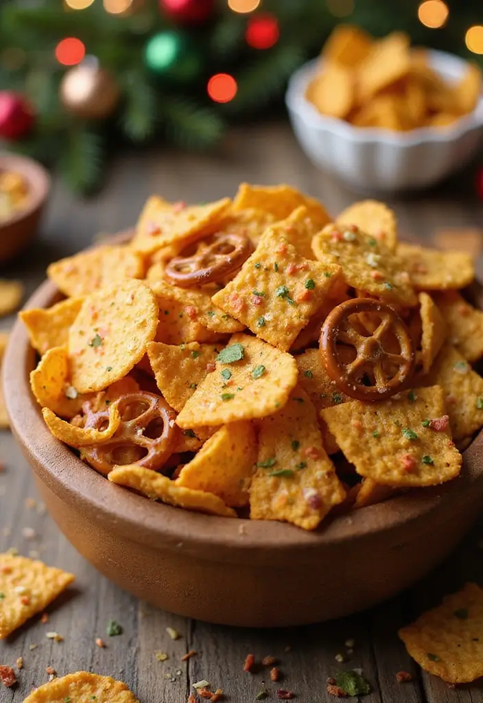 25 Christmas Snack Mix Recipes and Gift Ideas for the Holidays 101 25 Christmas Snack Mix Recipes and Gift Ideas for the Holidays - 17. Buffalo Ranch Snack Mix