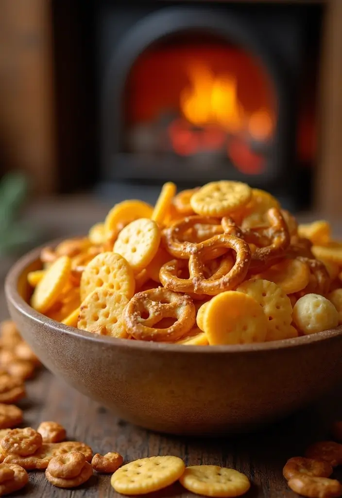 25 Christmas Snack Mix Recipes and Gift Ideas for the Holidays 139 25 Christmas Snack Mix Recipes and Gift Ideas for the Holidays - 23. Beer Cheese Snack Mix