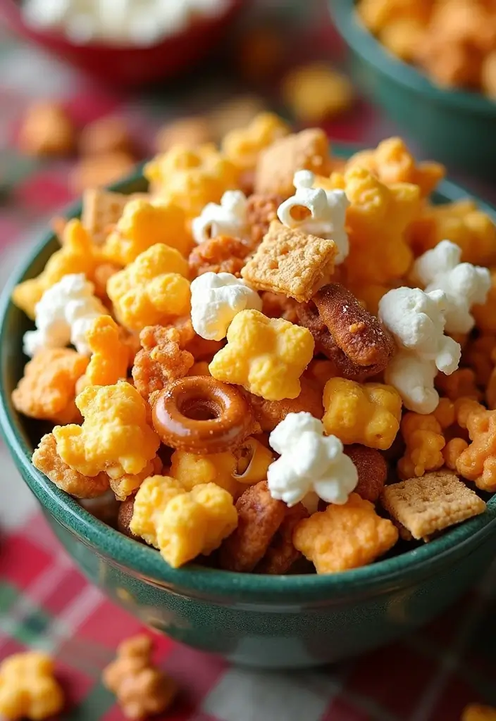 25 Christmas Snack Mix Recipes and Gift Ideas for the Holidays 39 25 Christmas Snack Mix Recipes and Gift Ideas for the Holidays - 7. Cheesy Ranch Snack Mix