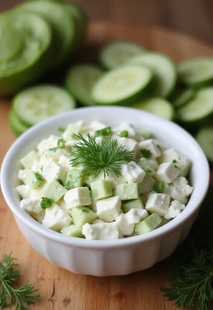 25 Cottage Cheese Recipes Snack Ideas for High Protein 8 25 Cottage Cheese Recipes Snack Ideas for High Protein - 2. Savory Cottage Cheese with Cucumber and Dill