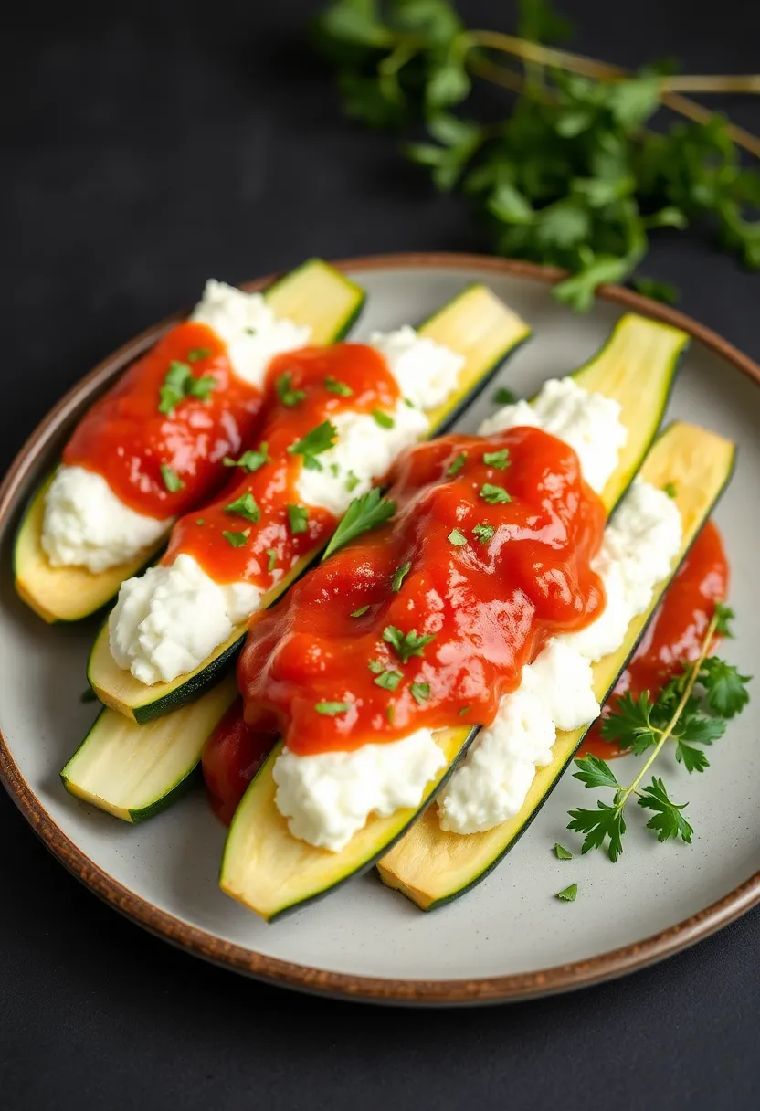 25 Cottage Cheese Recipes Snack Ideas for High Protein 128 25 Cottage Cheese Recipes Snack Ideas for High Protein - 20. Cottage Cheese Stuffed Zucchini Boats
