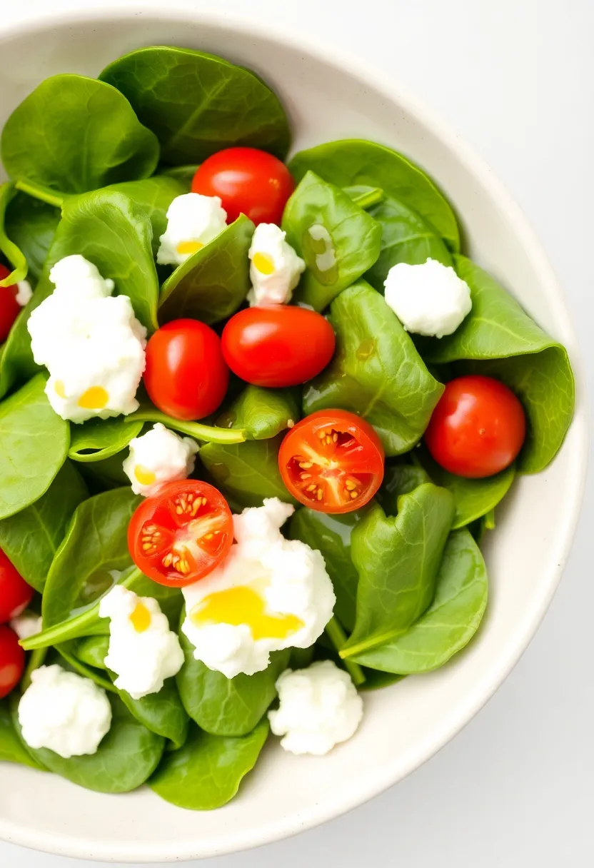 25 Cottage Cheese Recipes Snack Ideas for High Protein 149 25 Cottage Cheese Recipes Snack Ideas for High Protein - 23. Cottage Cheese and Spinach Salad