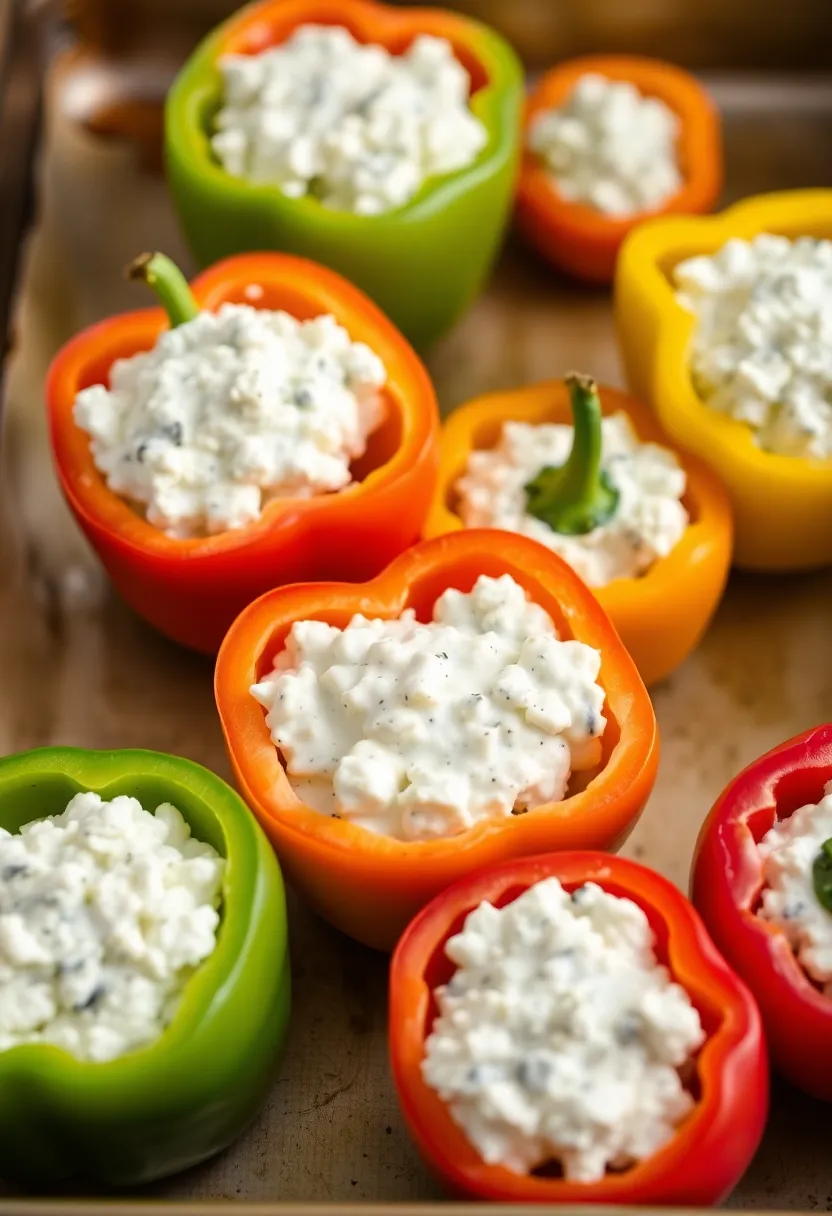25 Cottage Cheese Recipes Snack Ideas for High Protein 46 25 Cottage Cheese Recipes Snack Ideas for High Protein - 8. Cottage Cheese Stuffed Bell Peppers
