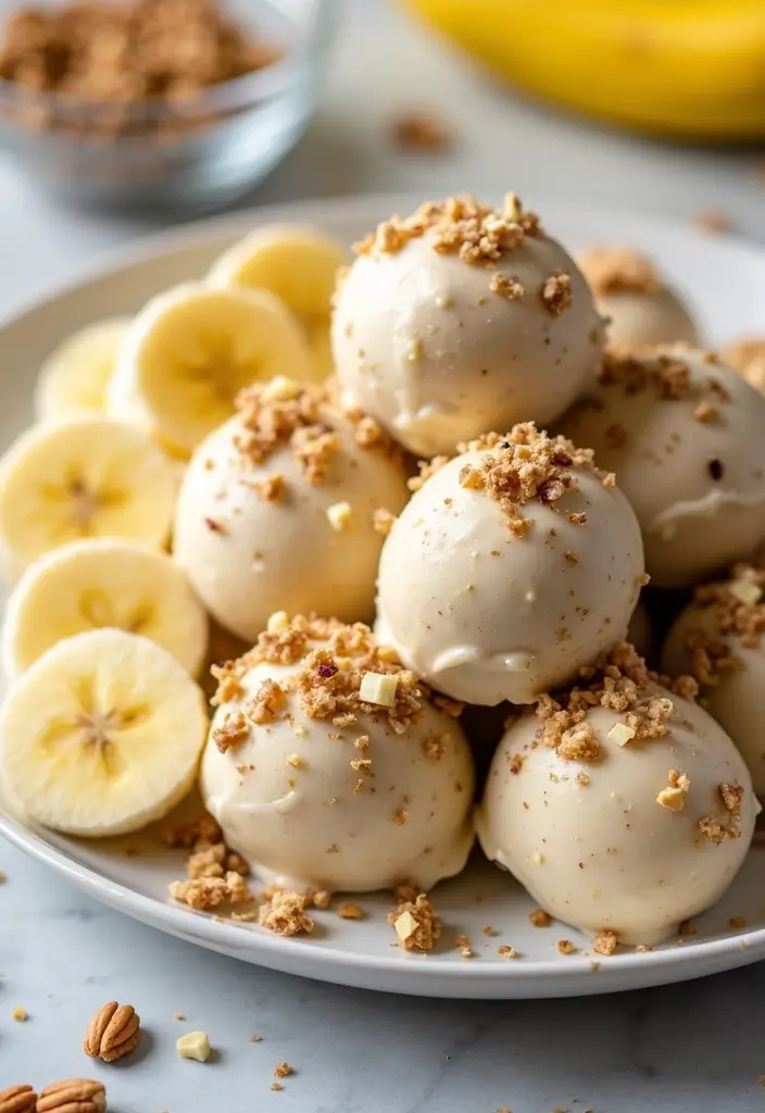 25 Easy Ice Cream Snack Recipes for Cool Desserts 1 25 Easy Ice Cream Snack Recipes for Cool Desserts - 1. Banana Ice Cream Bites