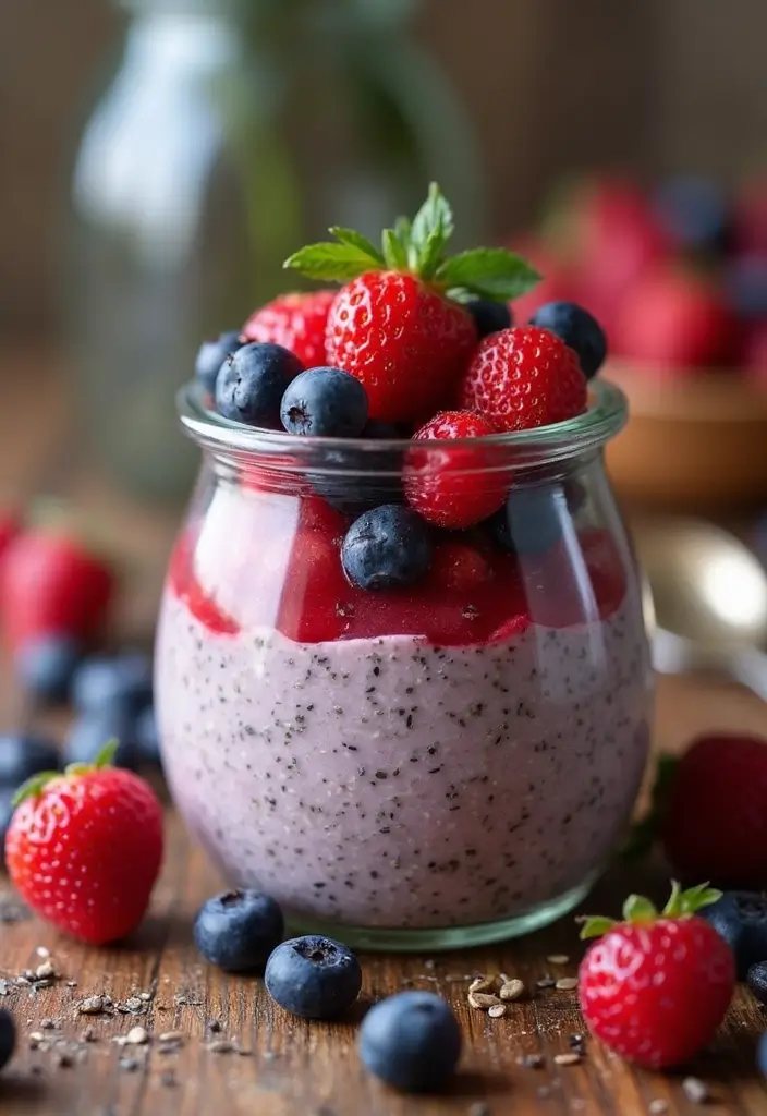 25 Easy Ice Cream Snack Recipes for Cool Desserts 90 25 Easy Ice Cream Snack Recipes for Cool Desserts - 14. Berry Chia Seed Pudding