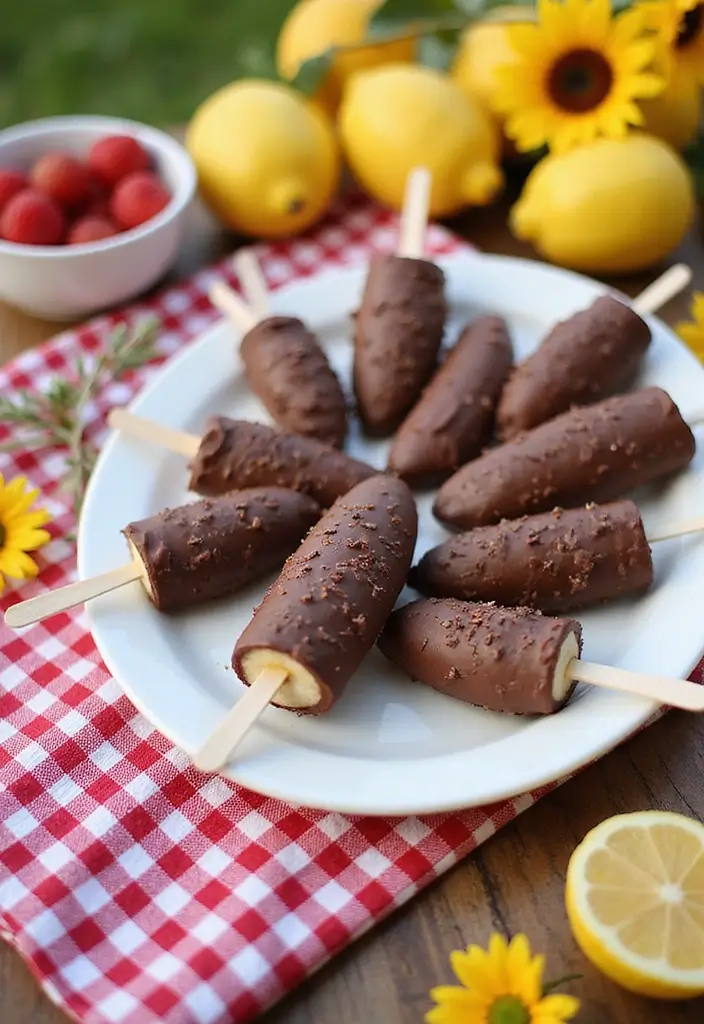 25 Easy Ice Cream Snack Recipes for Cool Desserts 167 25 Easy Ice Cream Snack Recipes for Cool Desserts - 25. Chocolate-Covered Banana Pops