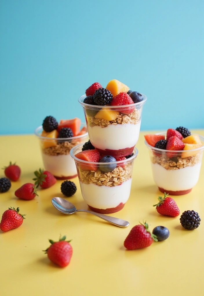 25 Easy Ice Cream Snack Recipes for Cool Desserts 29 25 Easy Ice Cream Snack Recipes for Cool Desserts - 5. Fruit and Yogurt Parfait Cups
