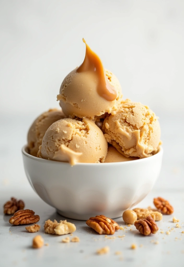 25 Easy Ice Cream Snack Recipes for Cool Desserts 50 25 Easy Ice Cream Snack Recipes for Cool Desserts - 8. Nut Butter Swirl Ice Cream