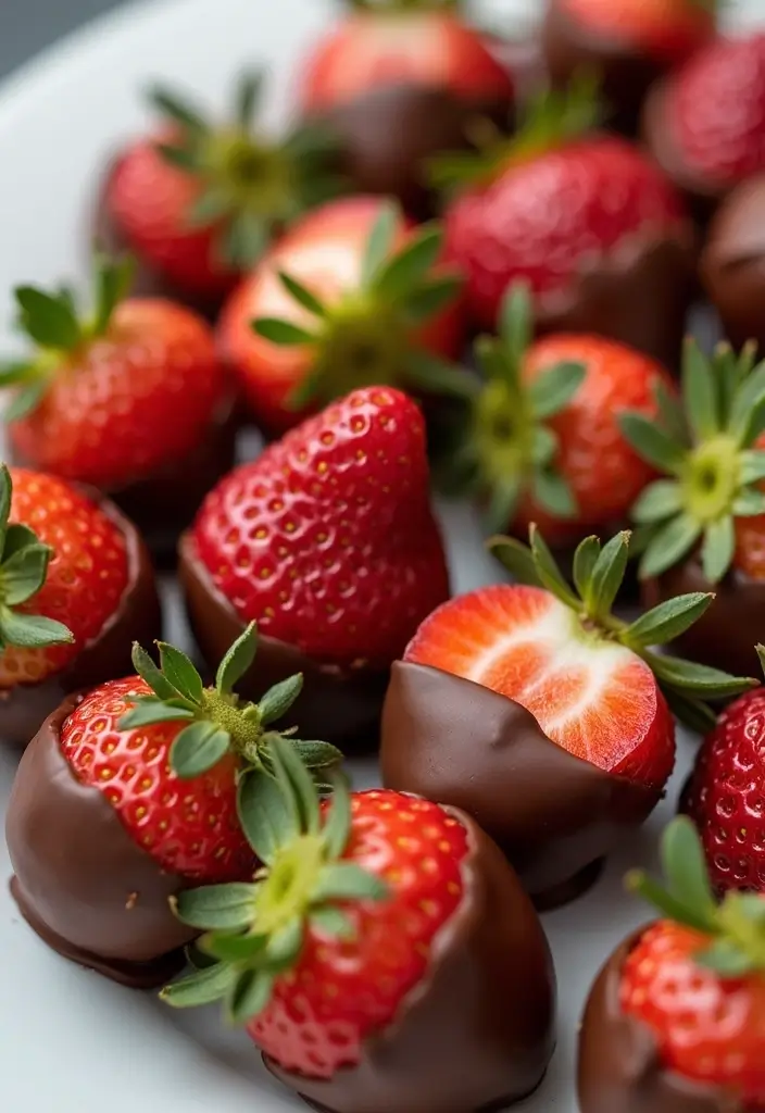 25 Easy Ice Cream Snack Recipes for Cool Desserts 57 25 Easy Ice Cream Snack Recipes for Cool Desserts - 9. Chocolate-Dipped Fruit