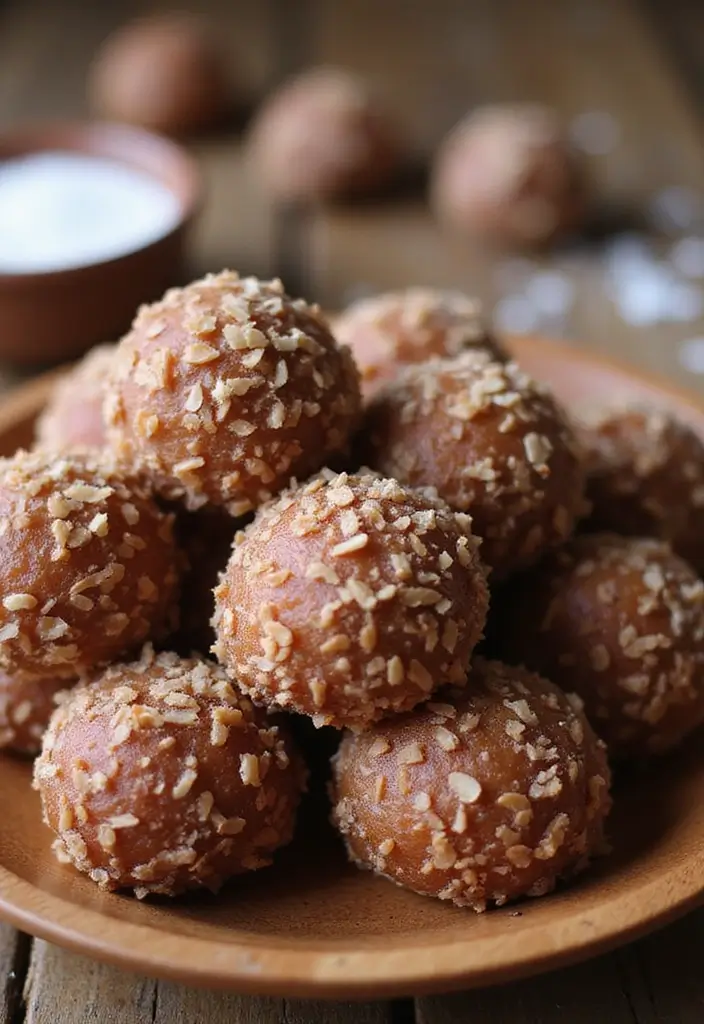 25 Easy Snack Recipes No Bake with Only 3 Ingredients 91 25 Easy Snack Recipes No Bake with Only 3 Ingredients - 15. Coconut Date Balls
