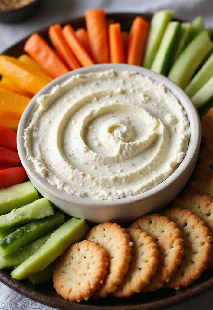 25 Easy Snack Recipes No Bake with Only 3 Ingredients 51 25 Easy Snack Recipes No Bake with Only 3 Ingredients - 9. Cheesy Garlic Herb Spread