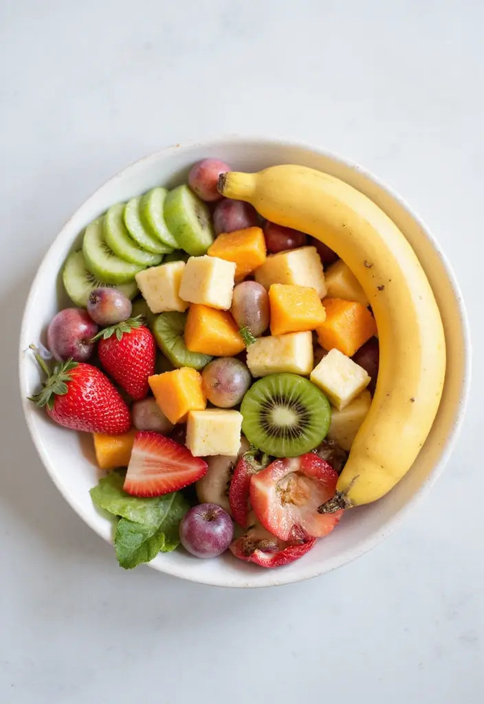 25 Easy Snack Recipes with Few Ingredients for Busy Schedules 156 25 Easy Snack Recipes with Few Ingredients for Busy Schedules - 24. Simple Fruit Salad