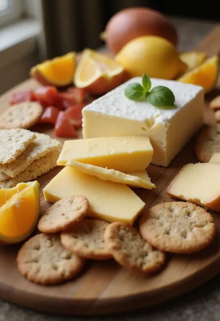 25 Easy Snack Recipes with Few Ingredients for Busy Schedules 32 25 Easy Snack Recipes with Few Ingredients for Busy Schedules - 6. Cheese and Crackers