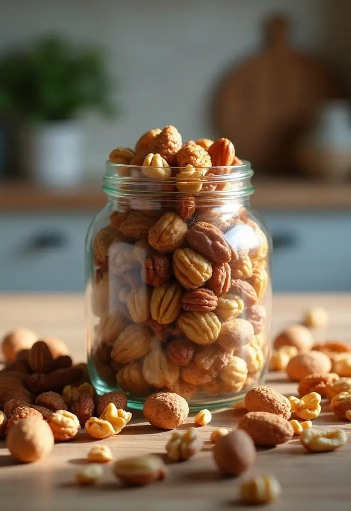 25 Easy Snack Recipes with Few Ingredients for Busy Schedules 46 25 Easy Snack Recipes with Few Ingredients for Busy Schedules - 8. Nut Mix