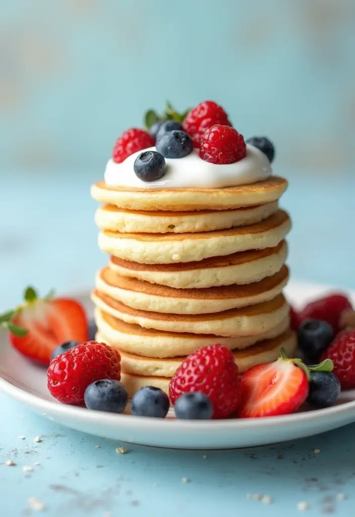 25 Fun Snack Recipes for Kids That Spark Creativity - 11. Mini Pancake Stacks