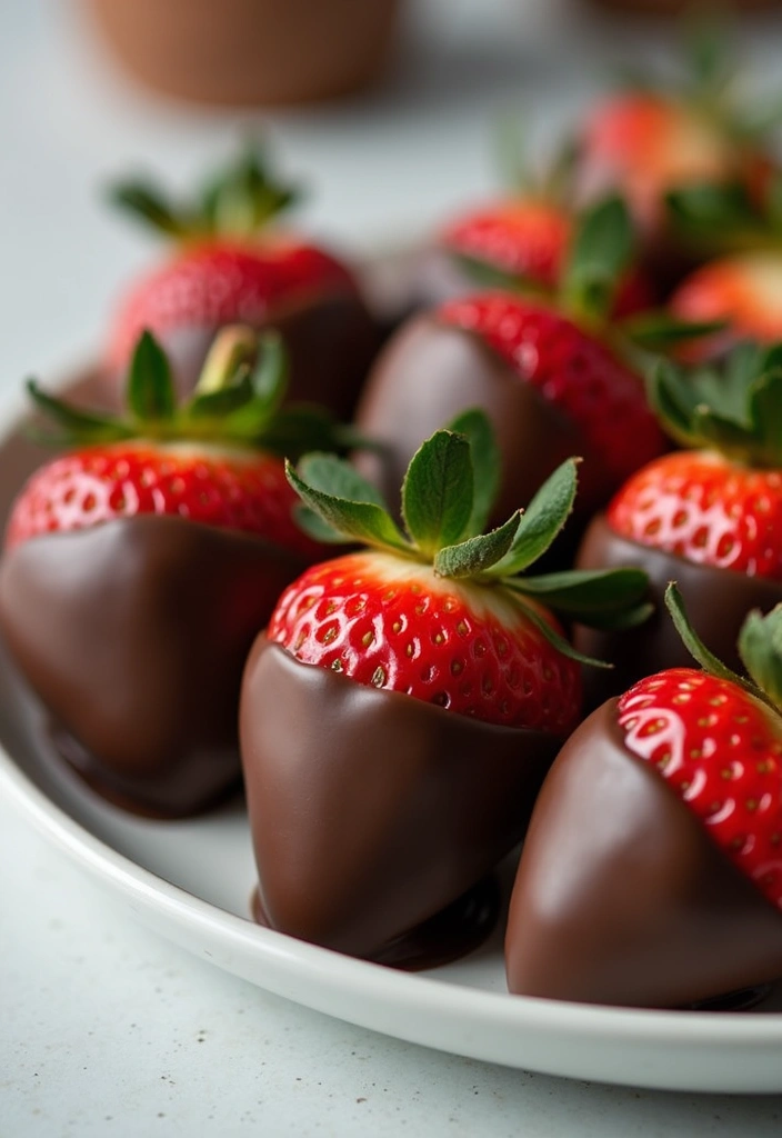 25 Fun Snack Recipes for Kids That Spark Creativity - 14. Chocolate-Dipped Strawberries