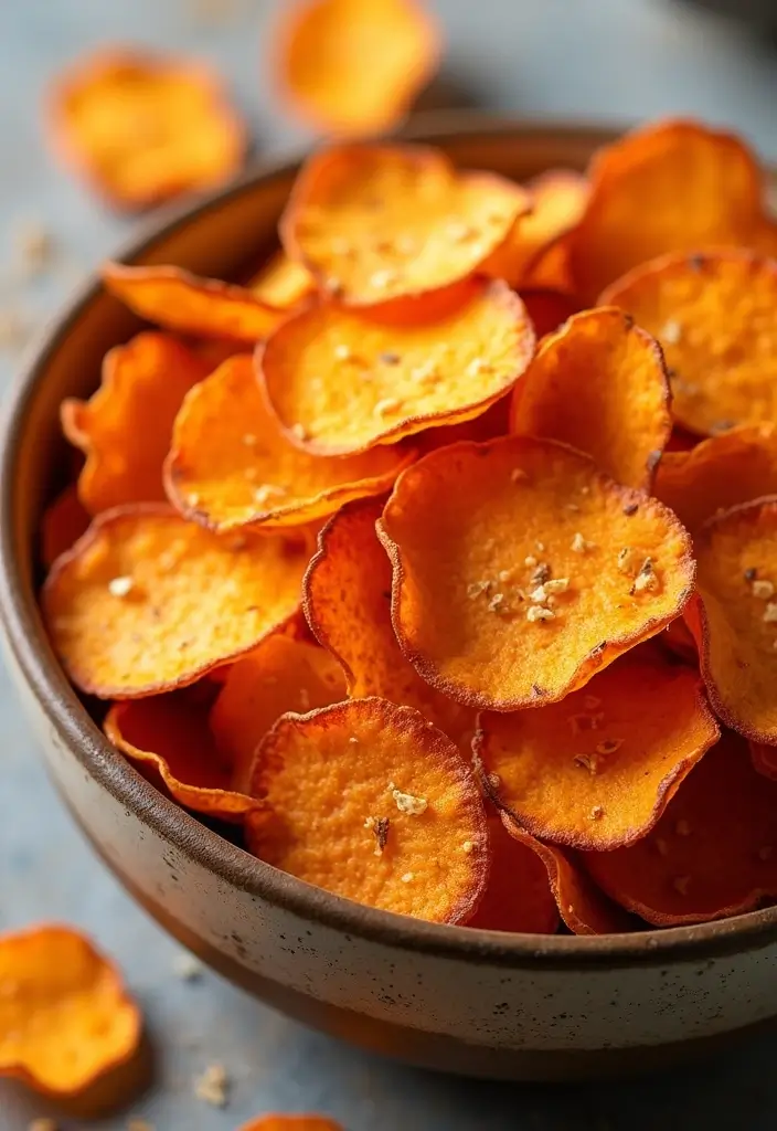 25 Fun Snack Recipes for Kids That Spark Creativity - 16. Sweet Potato Chips