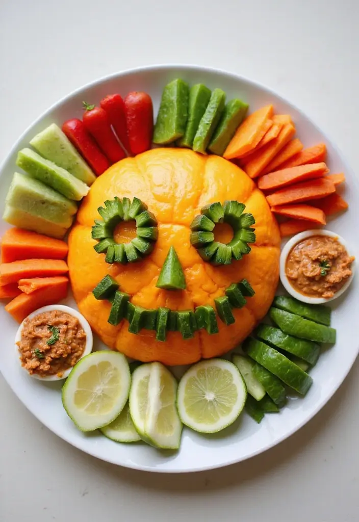 25 Fun Snack Recipes for Kids That Spark Creativity - 2. Veggie Faces