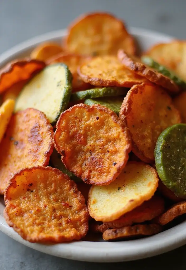 25 Fun Snack Recipes for Kids That Spark Creativity - 20. Veggie Chips