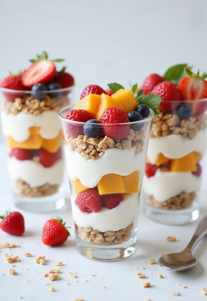 25 Fun Snack Recipes for Kids That Spark Creativity - 4. Yogurt Parfait Cups