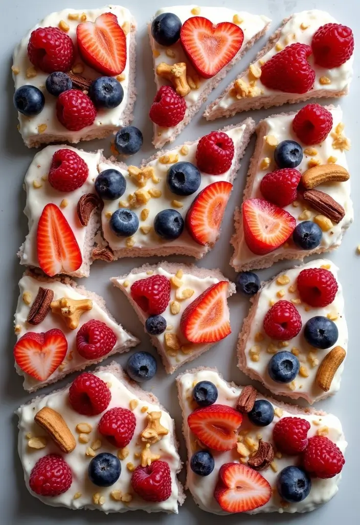 25 Fun Snack Recipes for Kids That Spark Creativity - 8. Frozen Yogurt Bark