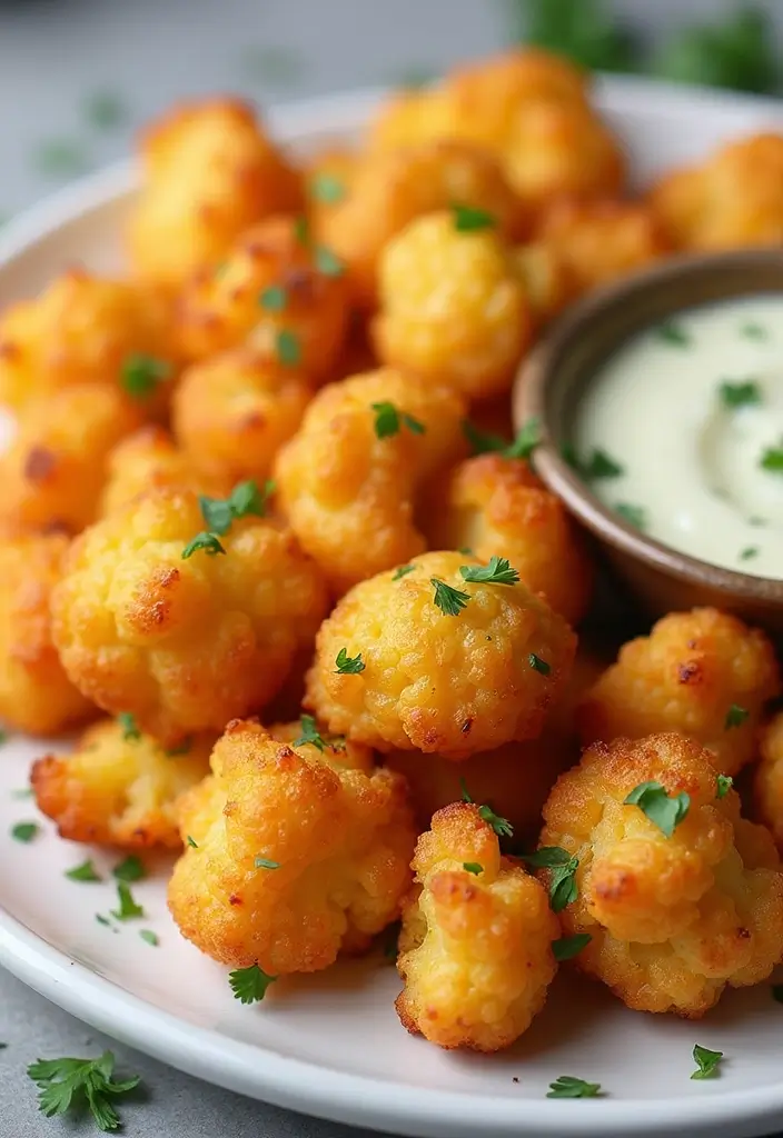 25 Gluten Free Snack Recipes That Are Simple and Tasty 43 25 Gluten Free Snack Recipes That Are Simple and Tasty - 7. Cheesy Cauliflower Bites