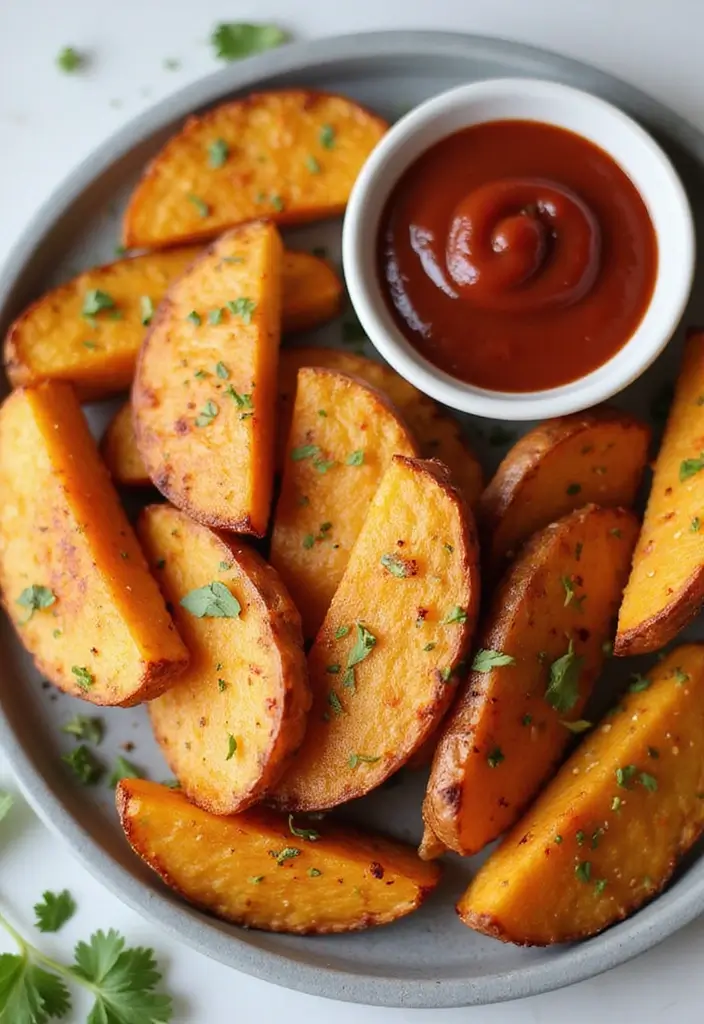 25 Gluten Free Snack Recipes That Are Simple and Tasty 57 25 Gluten Free Snack Recipes That Are Simple and Tasty - 9. Sweet Potato Wedges