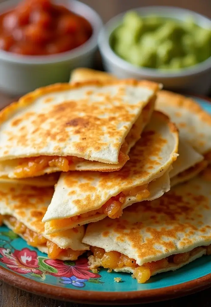 25 Healthy Air Fryer Snack Recipes That Are Quick and Crispy - 11. Air Fryer Cheese Quesadillas