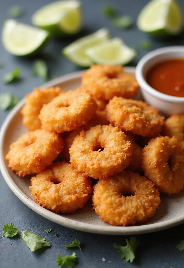 25 Healthy Air Fryer Snack Recipes That Are Quick and Crispy - 18. Air Fryer Coconut Shrimp