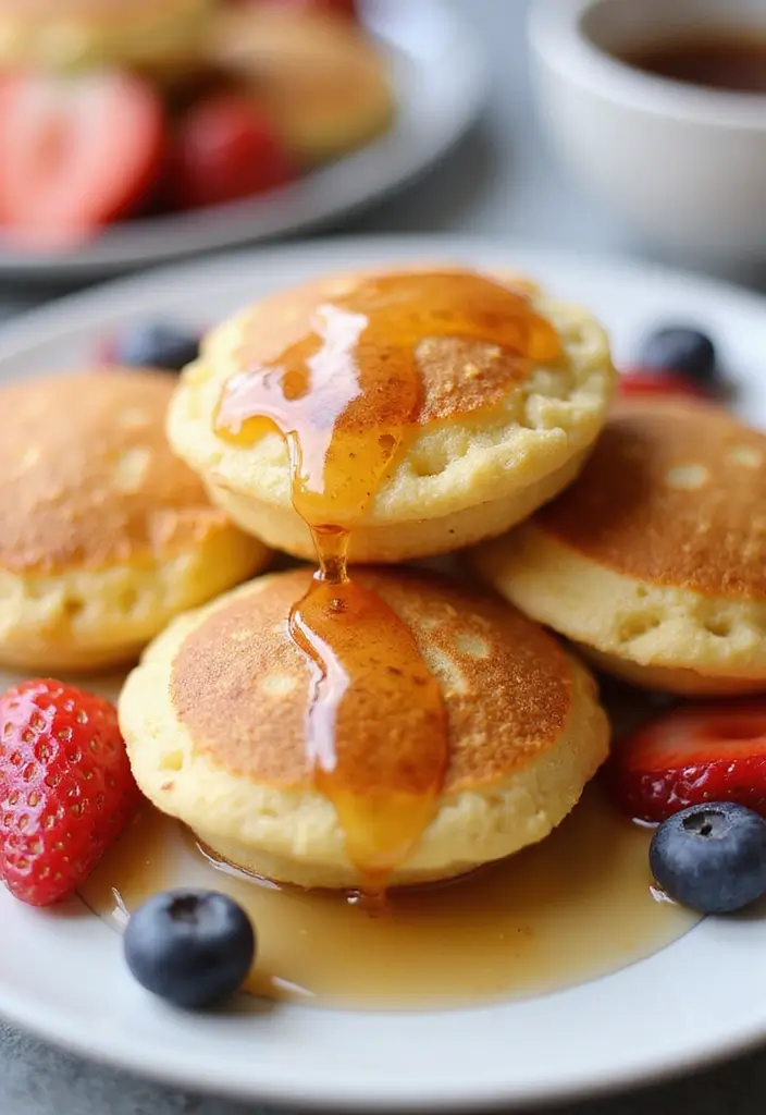 25 Healthy Air Fryer Snack Recipes That Are Quick and Crispy - 23. Air Fryer Pancake Bites