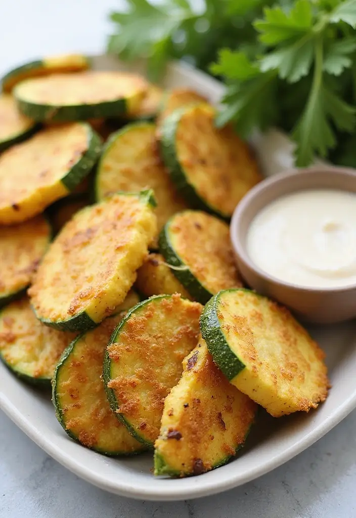 25 Healthy Air Fryer Snack Recipes That Are Quick and Crispy - 7. Air Fryer Zucchini Fries