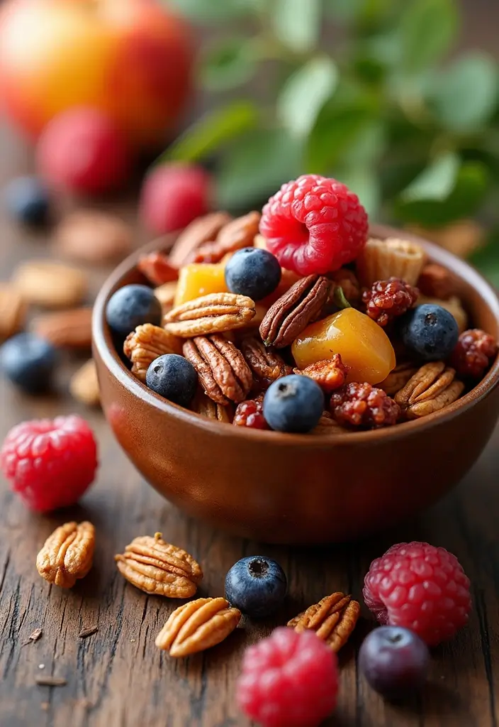 25 Healthy Snack Recipes Easy and Delicious 90 25 Healthy Snack Recipes Easy and Delicious - 14. Fruit and Nut Trail Mix