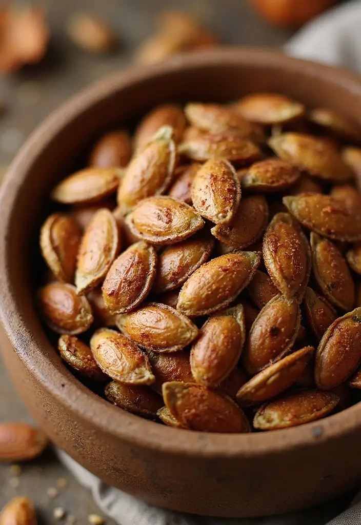 25 Healthy Snack Recipes Easy and Delicious 118 25 Healthy Snack Recipes Easy and Delicious - 18. Spiced Pumpkin Seeds