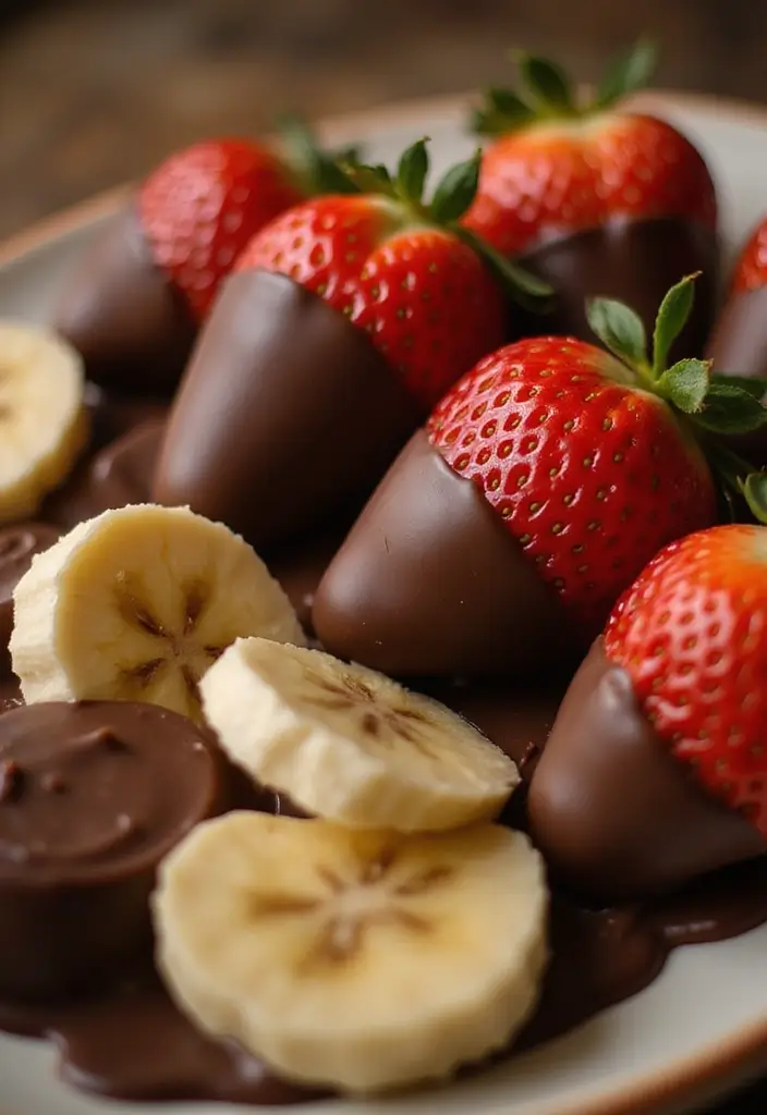 25 Healthy Snack Recipes Easy and Delicious 34 25 Healthy Snack Recipes Easy and Delicious - 6. Chocolate-Dipped Fruit