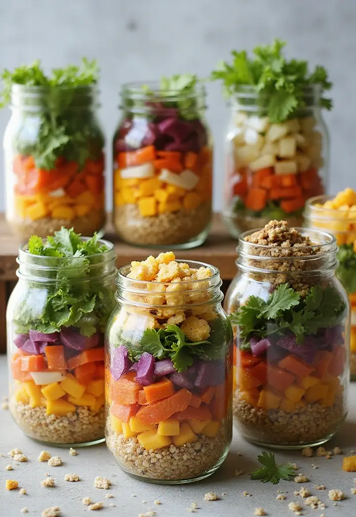 25 Healthy Snack Recipes Easy and Delicious 41 25 Healthy Snack Recipes Easy and Delicious - 7. Quinoa Salad Jars