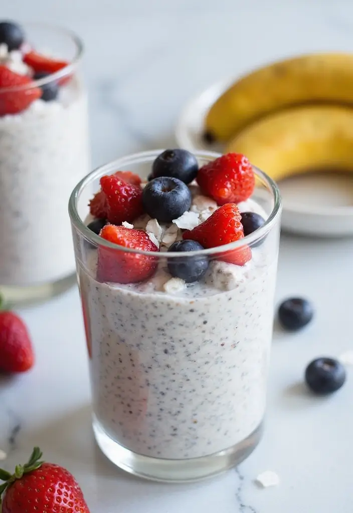 25 Healthy Snack Recipes Easy and Delicious 55 25 Healthy Snack Recipes Easy and Delicious - 9. Coconut Chia Pudding
