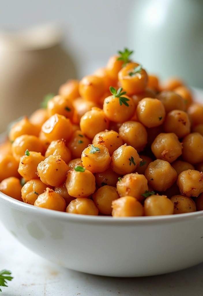 25 Healthy Snack Recipes for Preschoolers 130 25 Healthy Snack Recipes for Preschoolers - 20. Garlic Roasted Chickpeas