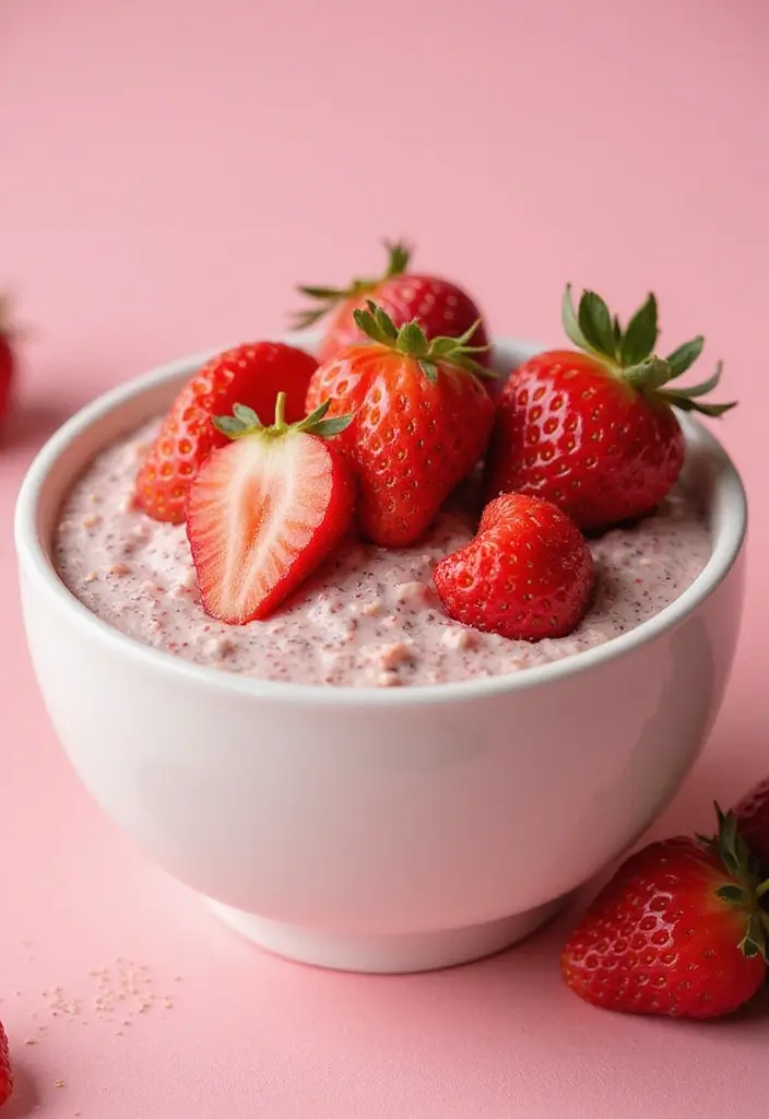25 Healthy Snack Recipes for Preschoolers 144 25 Healthy Snack Recipes for Preschoolers - 22. Strawberry Chia Pudding