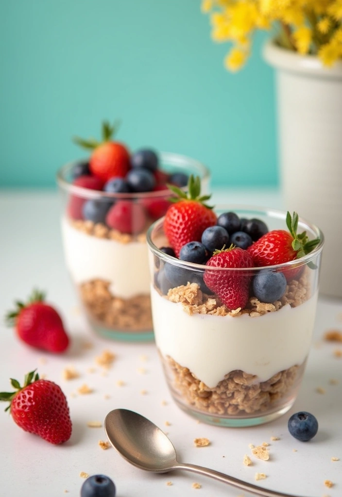 25 Healthy Snack Recipes for Preschoolers 13 25 Healthy Snack Recipes for Preschoolers - 3. Yogurt Parfait Cups