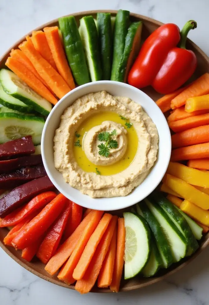 25 Healthy Snack Recipes for Preschoolers 20 25 Healthy Snack Recipes for Preschoolers - 4. Veggie Sticks with Hummus