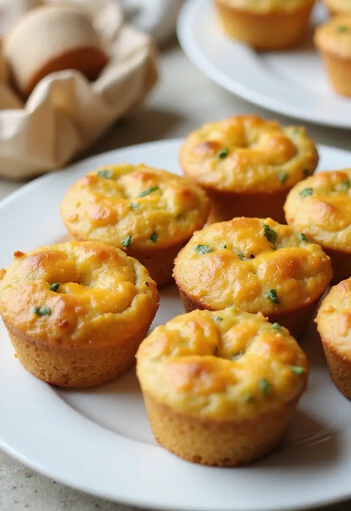25 Healthy Snack Recipes for Preschoolers 53 25 Healthy Snack Recipes for Preschoolers - 9. Cheesy Veggie Muffins
