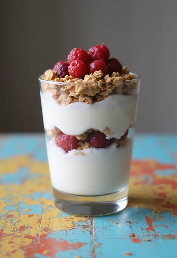 25 High Protein Vegetarian Snack Recipes for Energy Boost - 6. Greek Yogurt Parfait