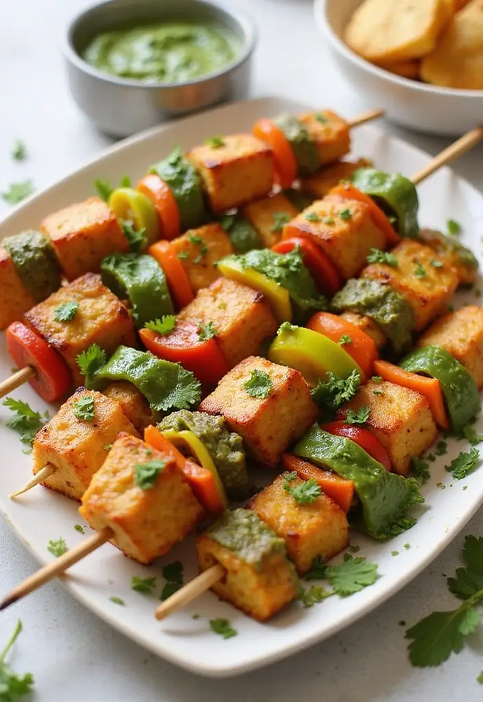 25 Indian Snack Recipes Street Food Style 98 25 Indian Snack Recipes Street Food Style - 16. Stuffed Paneer Tikka