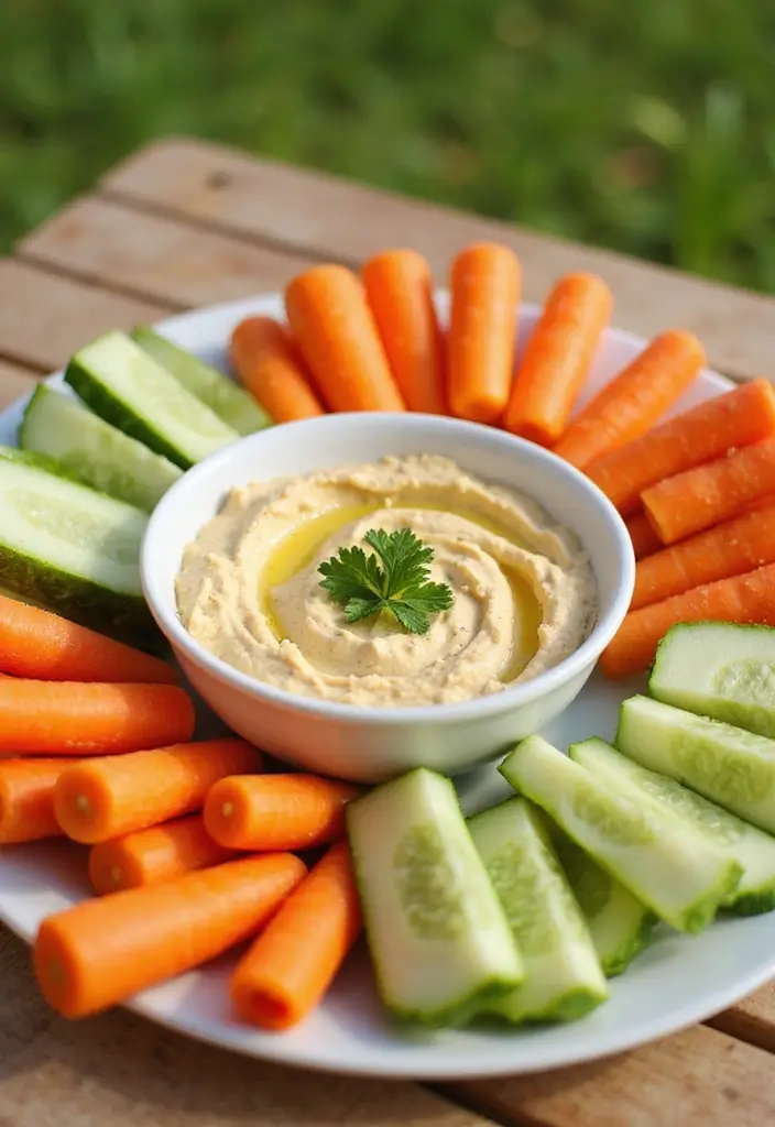 25 Indian Snack Recipes Street Food Style 147 25 Indian Snack Recipes Street Food Style - 23. Carrot and Cucumber Sticks with Hummus