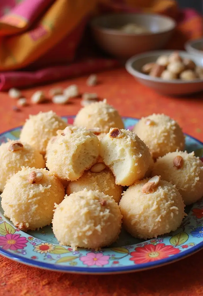 25 Indian Snack Recipes Street Food Style 154 25 Indian Snack Recipes Street Food Style - 24. Coconut Ladoo