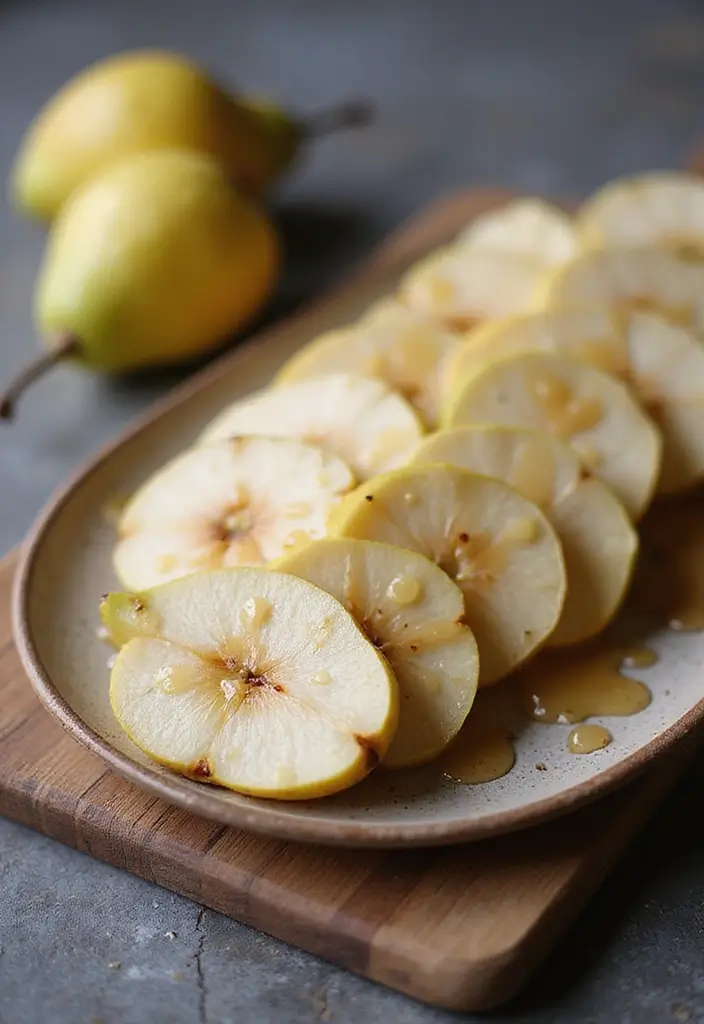25 Late Night Snack Recipes That Are Quick and Comforting - 17. Sliced Pear with Cheese