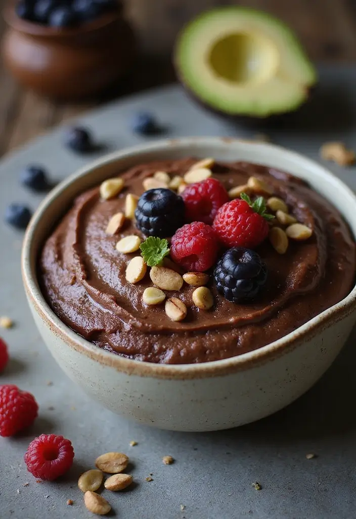 25 Late Night Snack Recipes That Are Quick and Comforting - 25. Chocolate Avocado Mousse