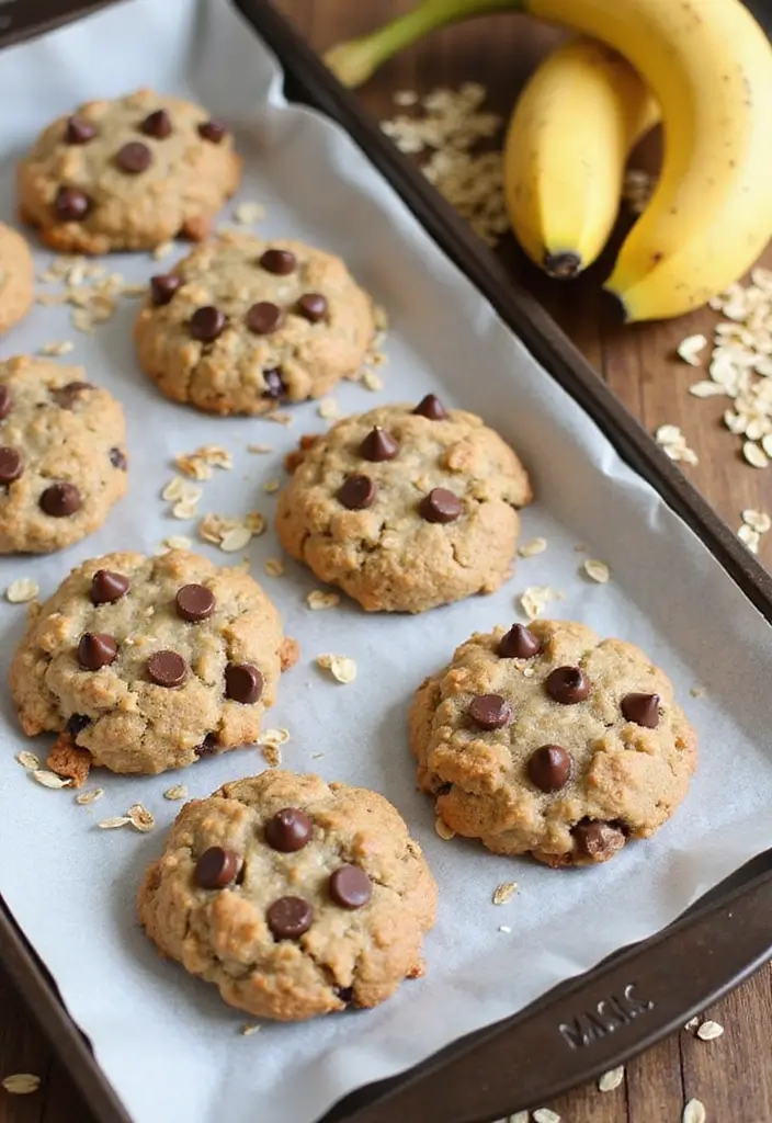 25 Late Night Snack Recipes That Are Quick and Comforting - 4. Banana Oatmeal Cookies