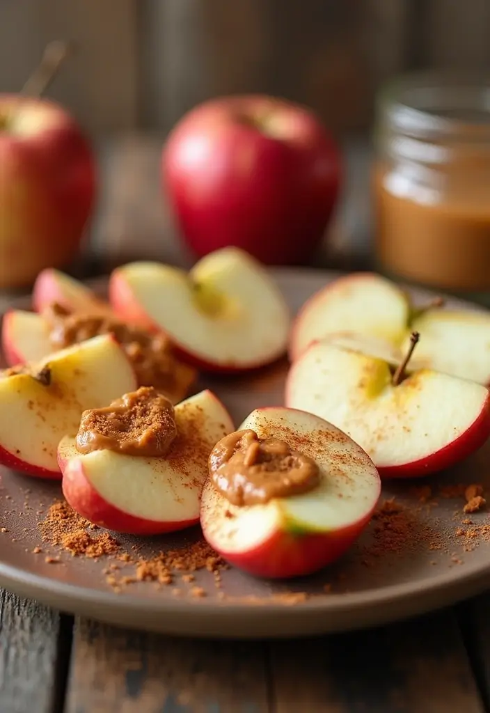 25 Late Night Snack Recipes That Are Quick and Comforting - 5. Nut Butter and Apple Slices